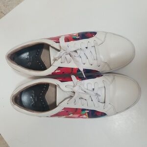 Robert Graham Ignition Printed White Sneakers